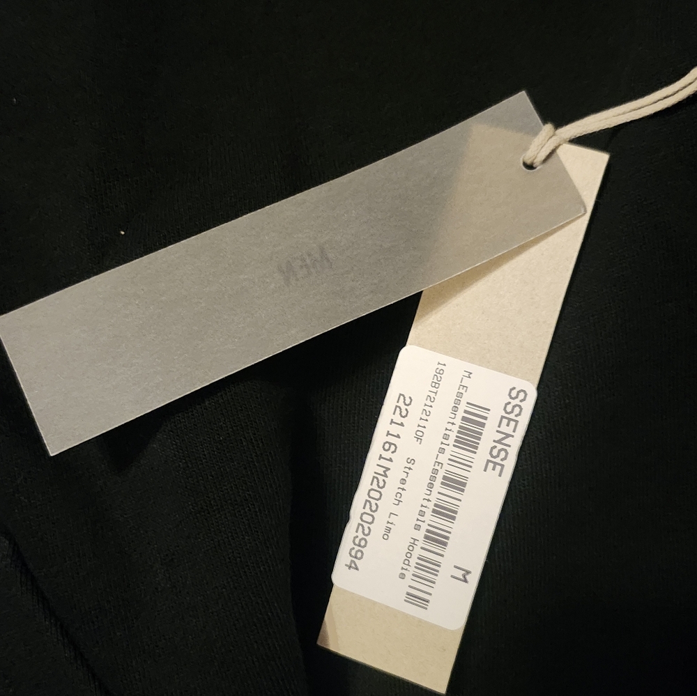 Fear of God Essentials Black Sweatshirt